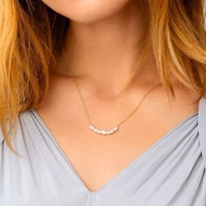 Gorjana Amara necklace - gold with cubic zirconia